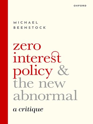 cover image of Zero Interest Policy and the New Abnormal